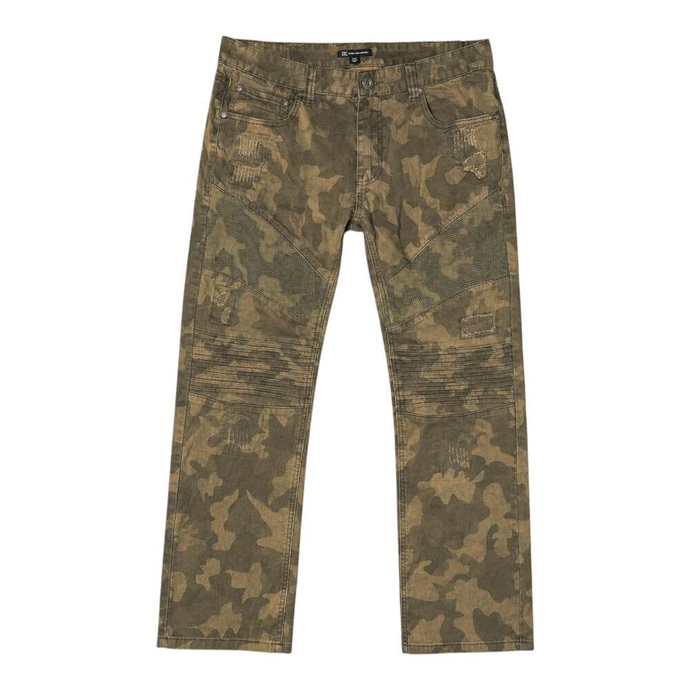 INC International Concepts Berlin Slim Straight Camo Jeans 34W